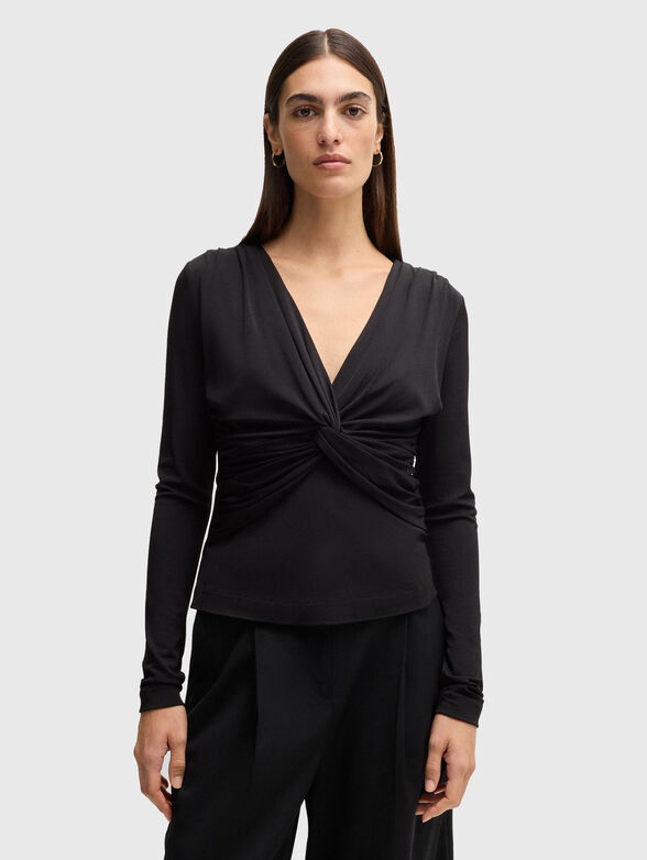 EULORI blouse with long sleeves - 1