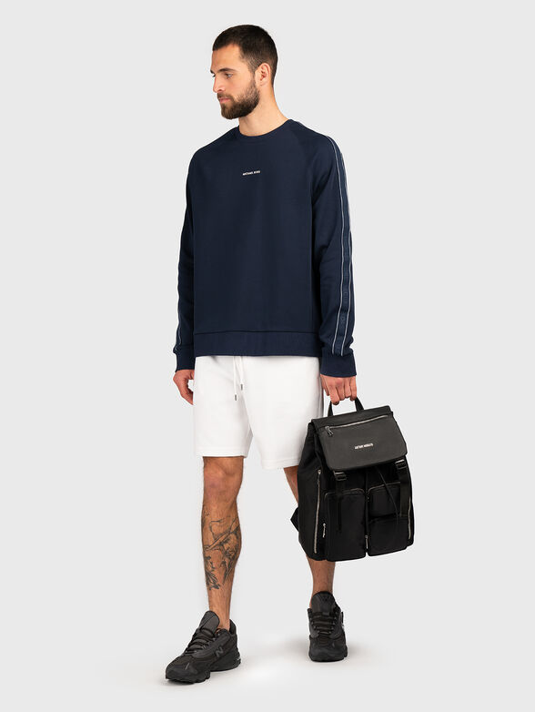 Black sweatshirt with logo details - 2