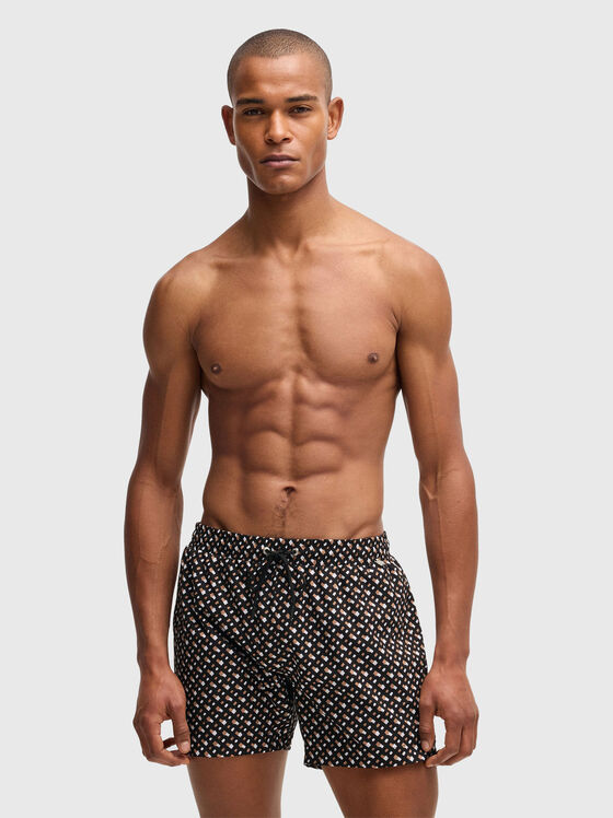 Плажни шорти MANU NEW с принт - 1