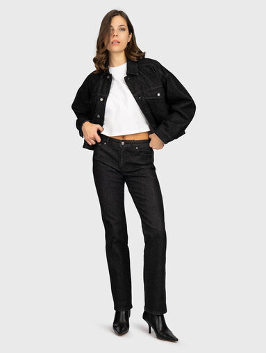 Slim jeans with rhinestones - 5