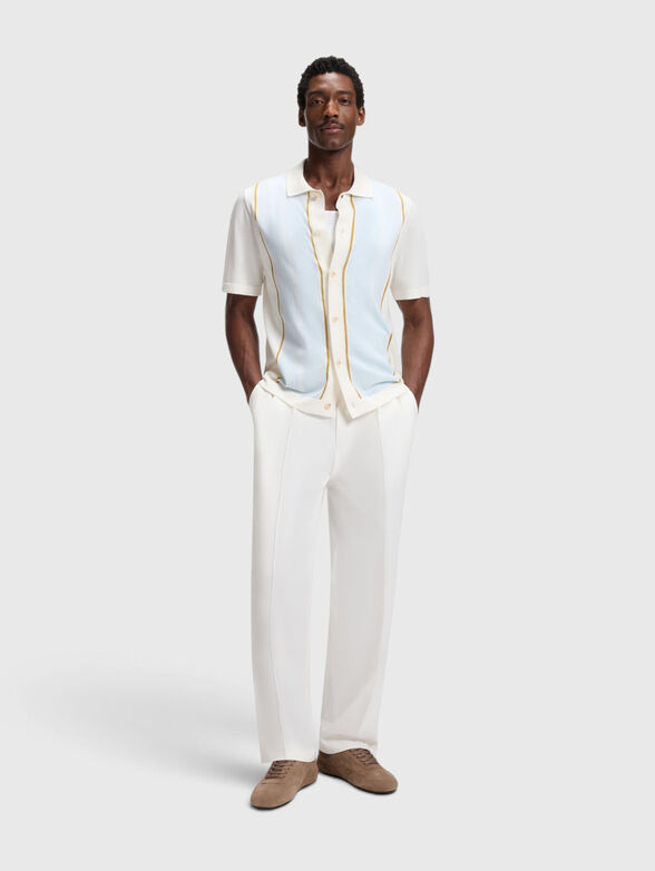 Short-sleeved shirt made of cotton blend - 2