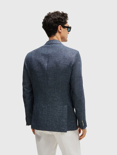 Blazer in wool and linen  - 3