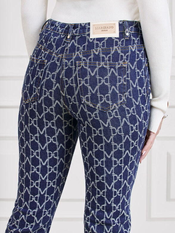 Jeans with monogram logo - 3
