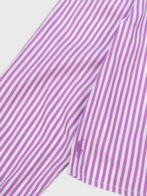 Cotton stripe shirt  - 3