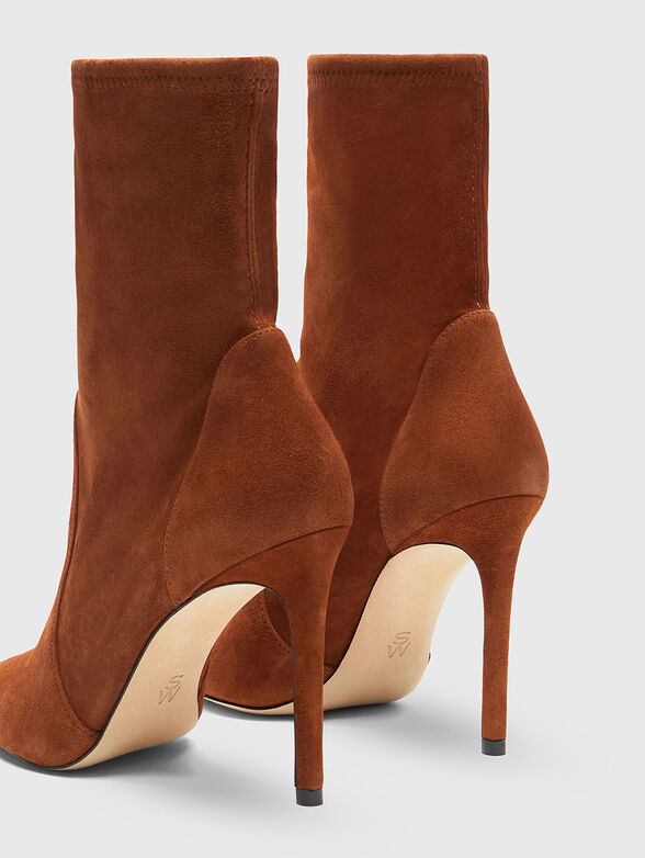 STUART POWER 10 suede heeled boots - 3