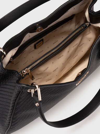 MIREMA large bag with woven texture - 5