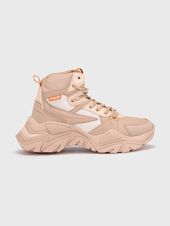 High sneaker ELECTROVE in beige color - 1