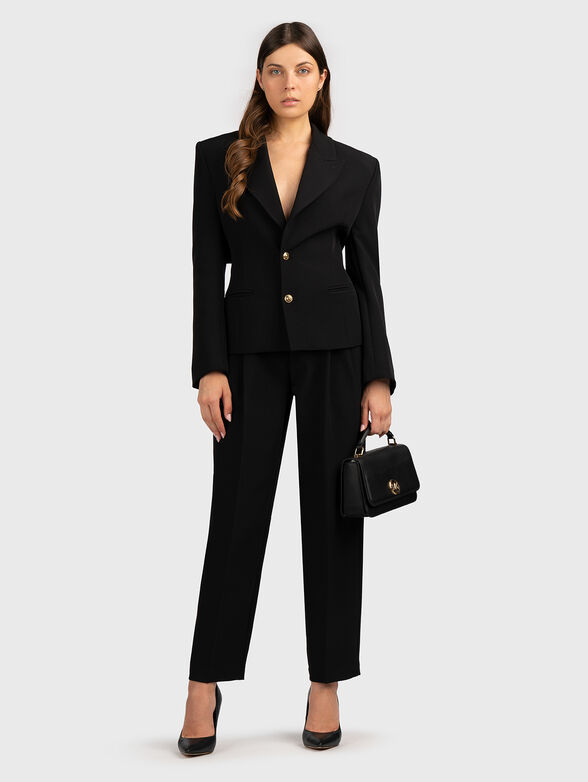 Blazer with accented corset back - 6