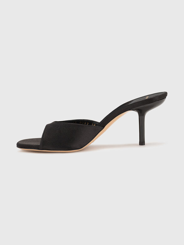 Silk blend heeled slippers - 4
