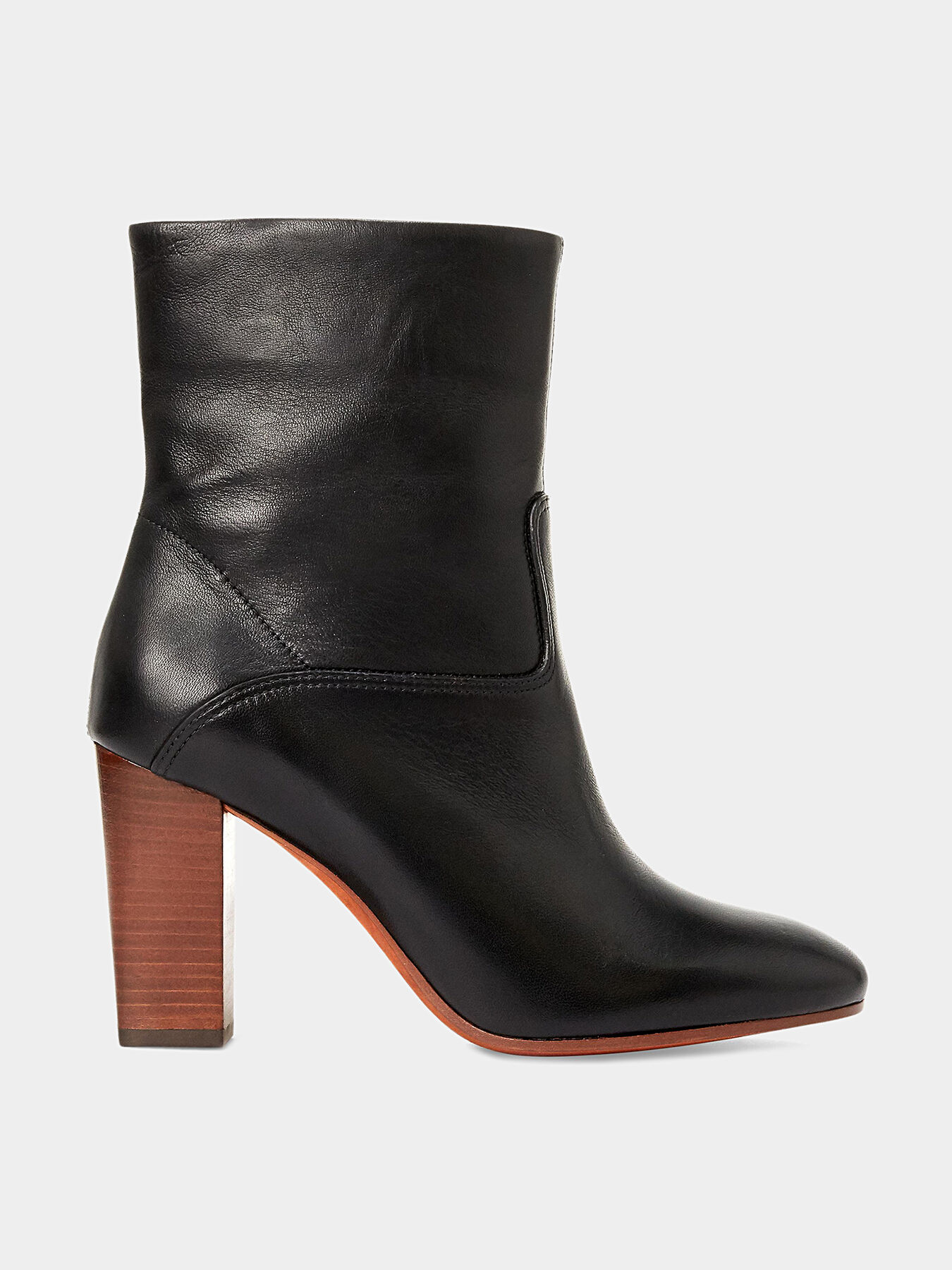 Brintly leather ankle bootie online