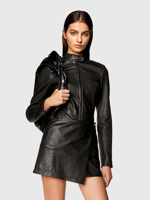 L-SORY-N1 black leather jacket  - 1