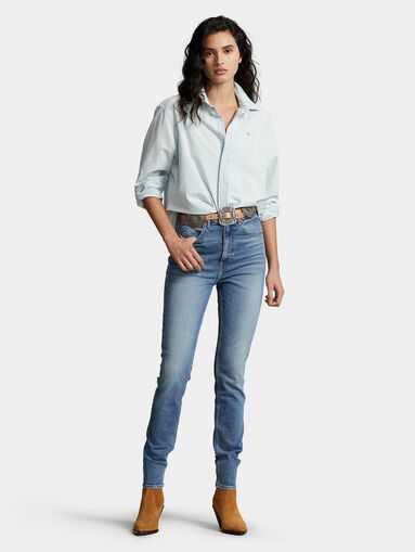 High-waisted skinny jeans - 5