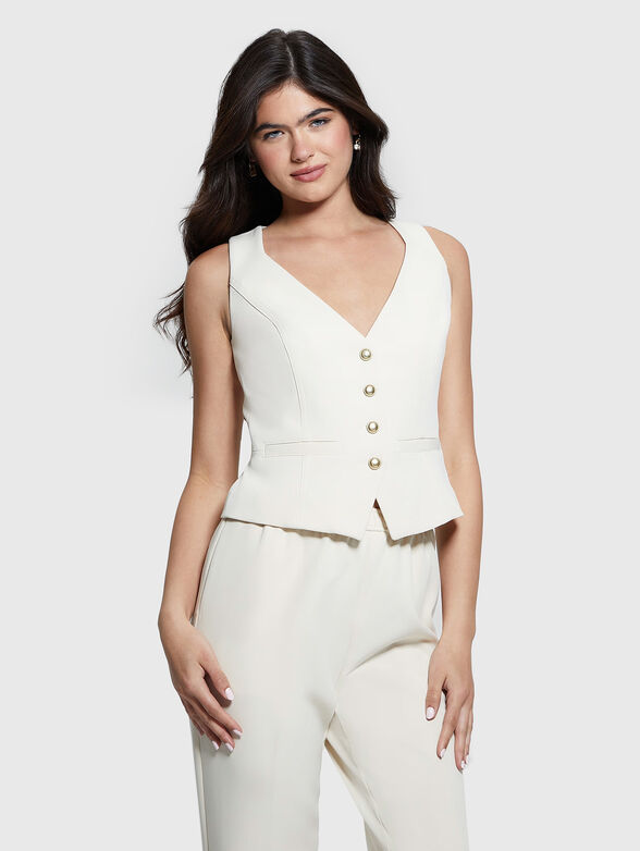 FATIMA slim fit vest - 0