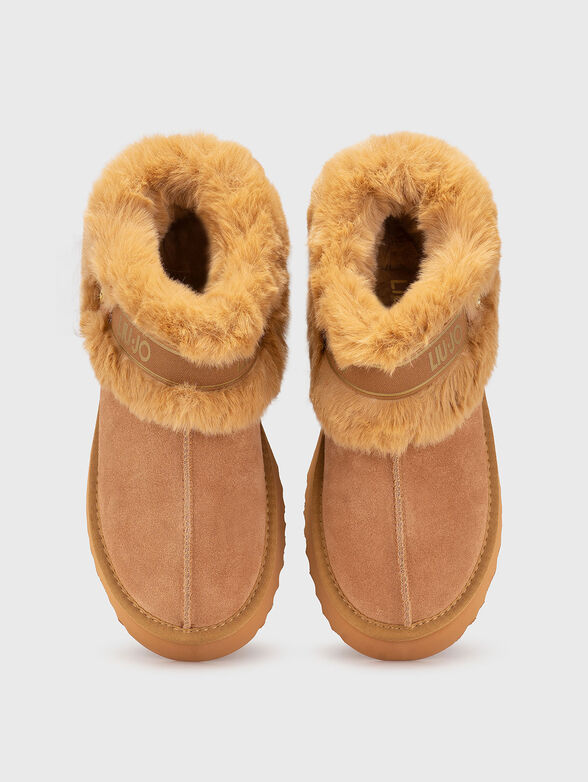 JUNY 01 suede ankle boots - 6