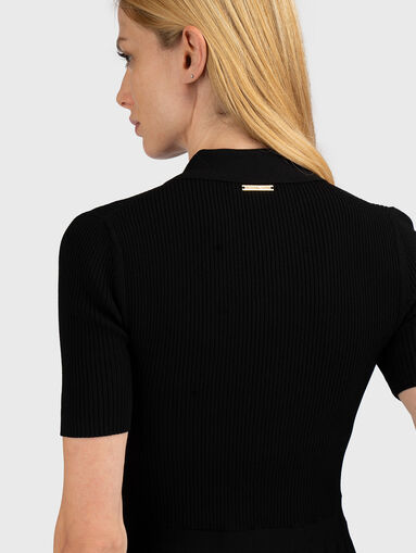 Knitted midi dress - 4