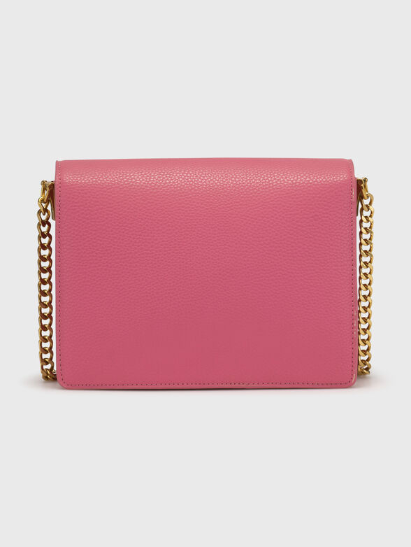 Beige crossbody bag with golden accent  - 3