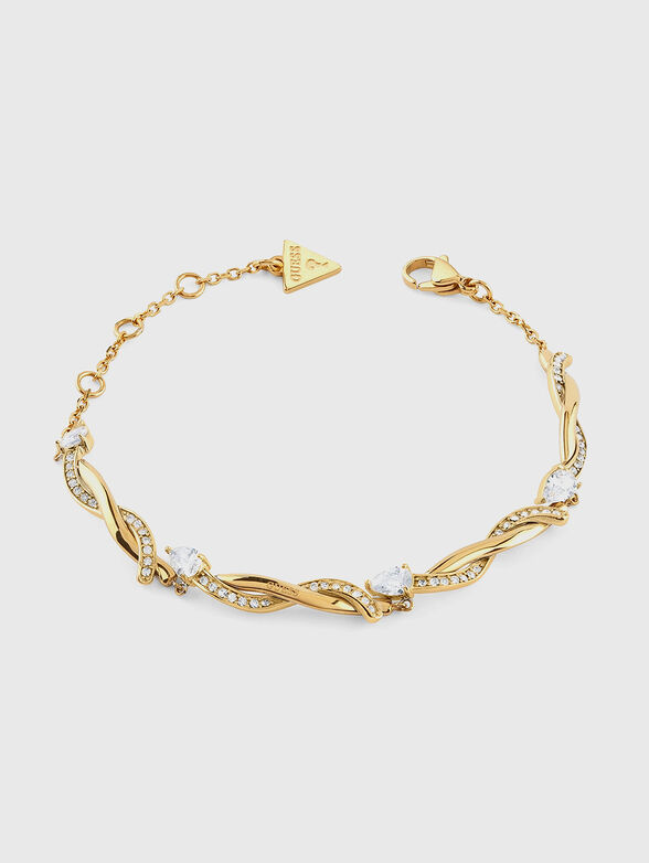 MULTI TWIST bracelet with rhinestones - 1