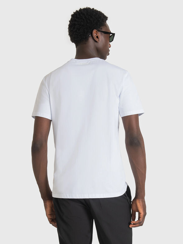 Black slim fit T-shirt with print - 2