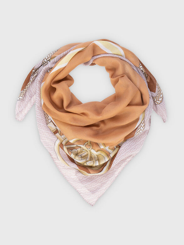 Square scarf with print - 1