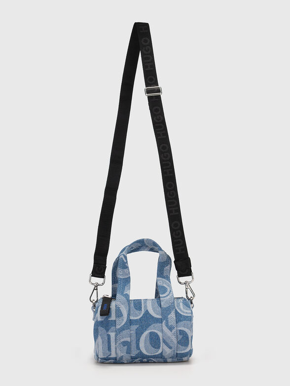 Denim bag with print - 2