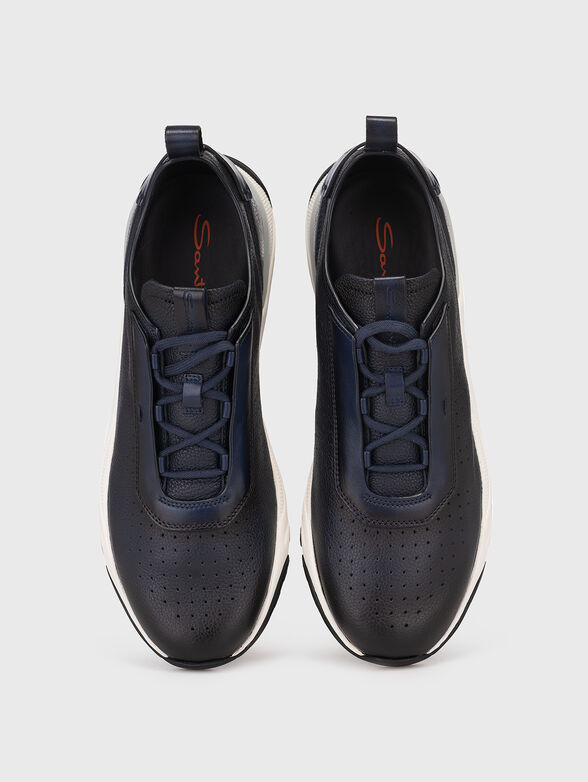 Leather sneakers - 6