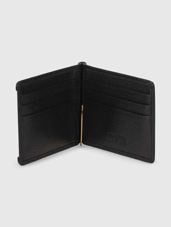 Black cardholder with logo detail - 3