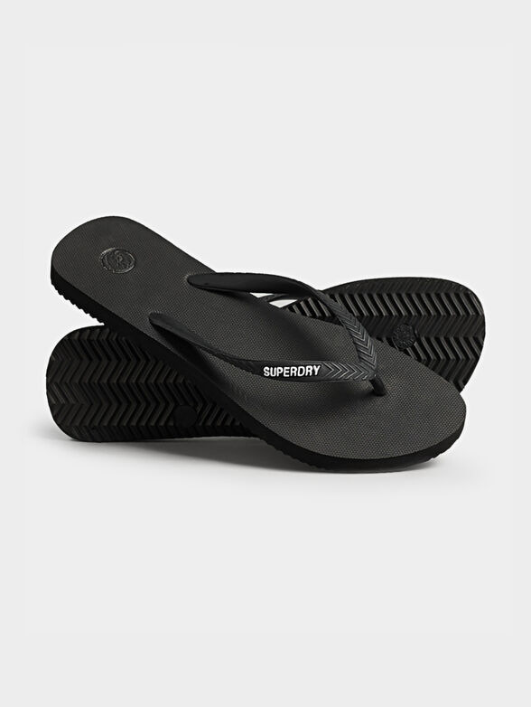 VINTAGE CLASSIC black beach slippers - 1