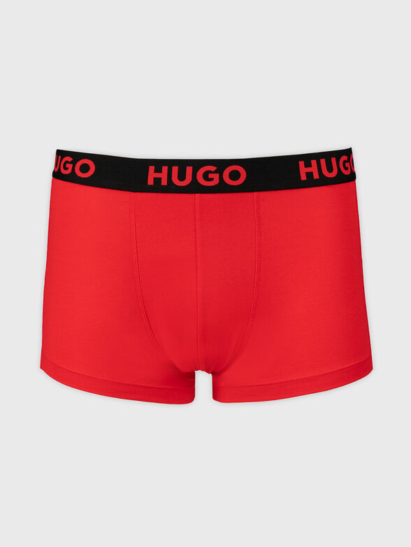 Set of three pairs of trunks with logo accent - 5