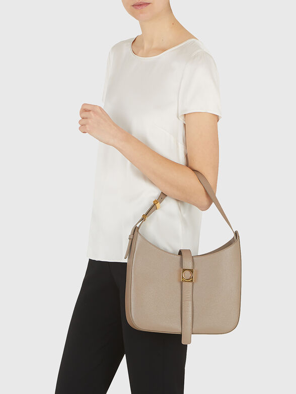 Leather hobo bag - 2