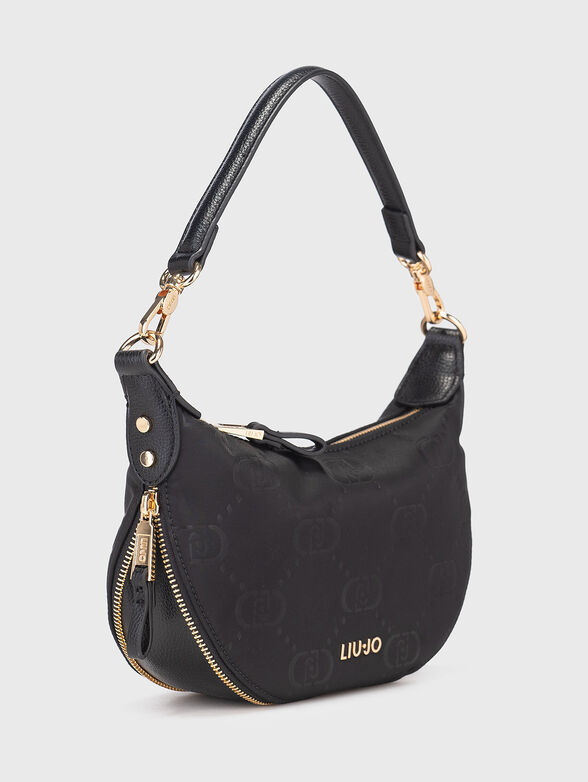 Crossbody bag with monogram print - 4