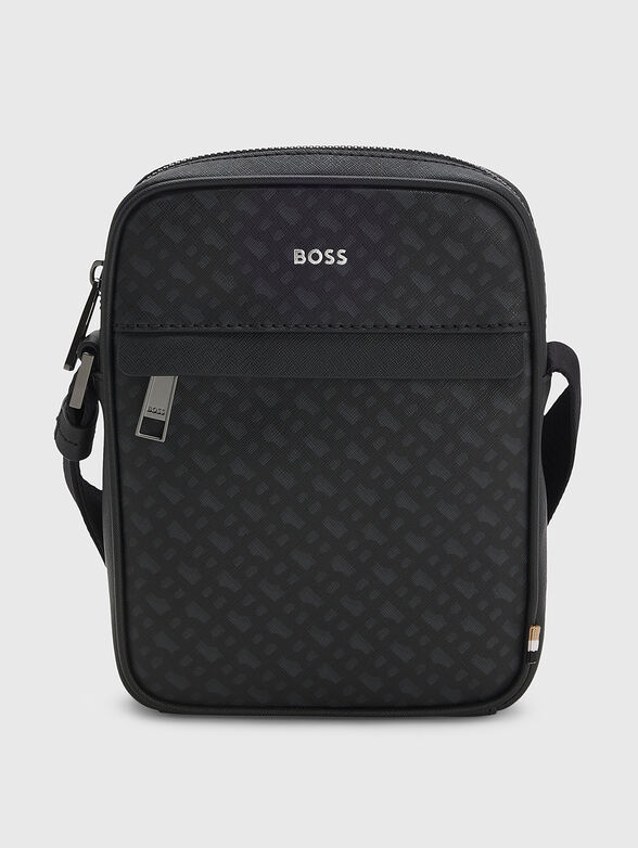 Crossbody bag with monogram logo print - 1