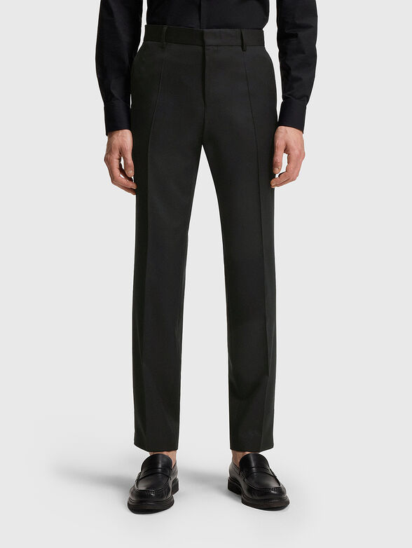 H-GENIUS wool slim trousers - 1
