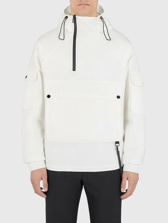 Transitional jacket with hood and accent pockets - 1