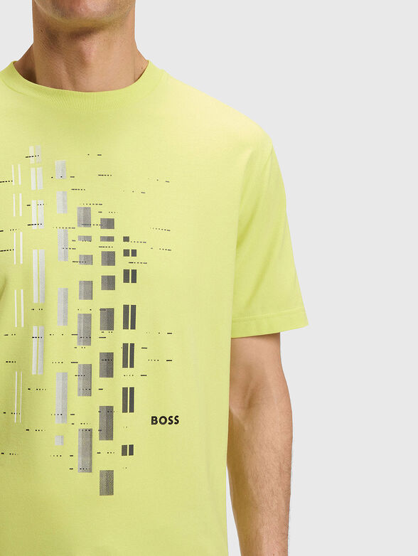 Cotton T-shirt with print - 4