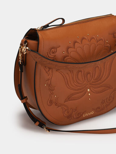 Crossbody bag with embroidery and studs - 5