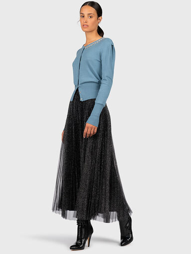 Skirt with lurex threads - 5