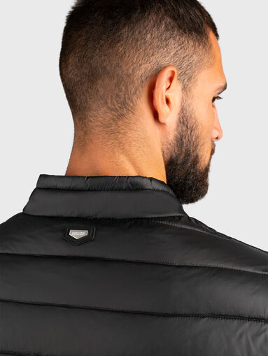 Black jacket with logo accent - 3