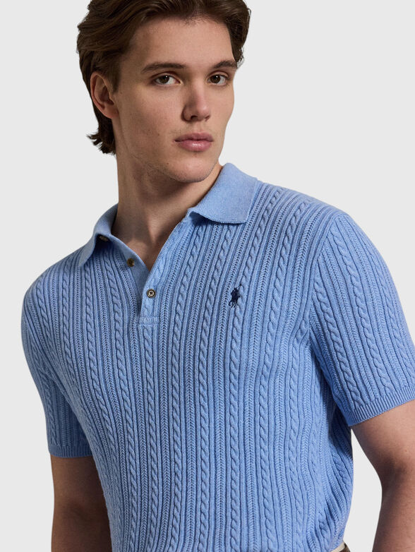 Short sleeve cotton polo shirt - 4