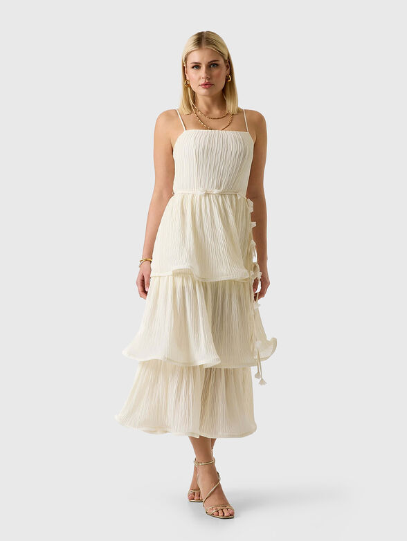 Flared ruffle dress - 1