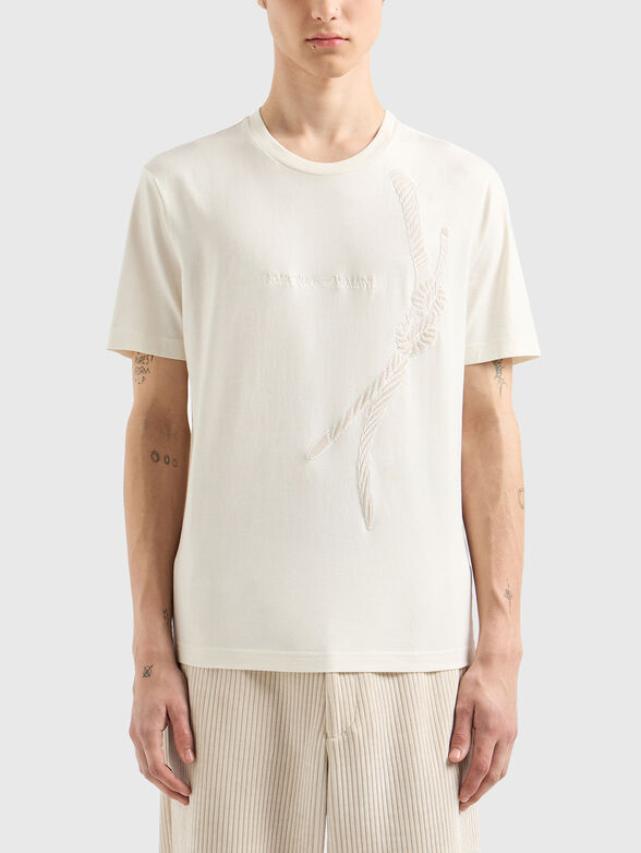 T-shirt with accent embroidery - 1