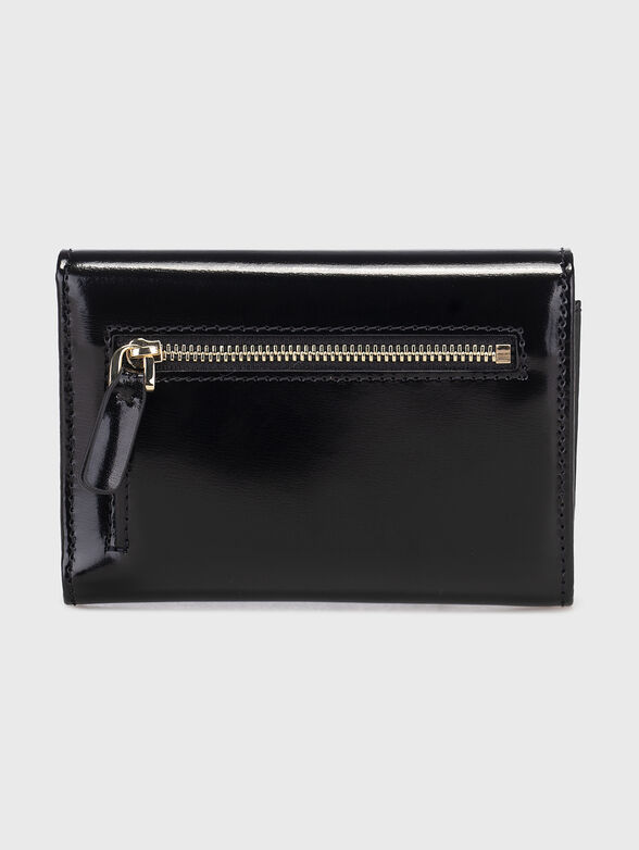 Patent wallet in black - 2