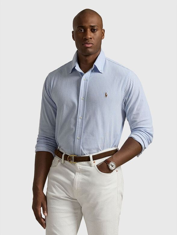 Cotton shirt with logo - 1