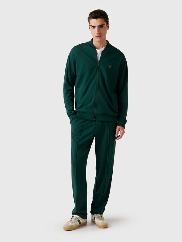 Sports trousers  with accent trim - 4