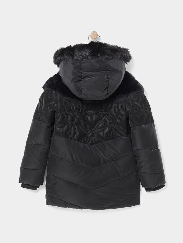 Winter padded jacket with hood - 2