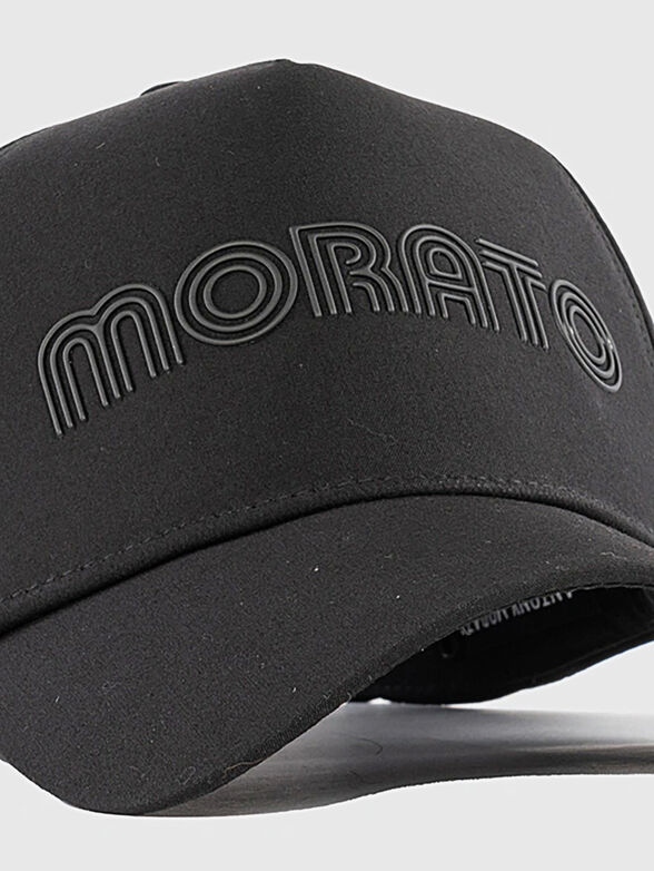 Logo-print black cap  - 2