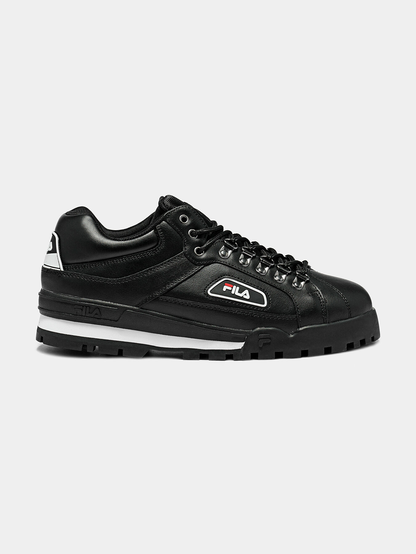 Fila chunky shoes black sales