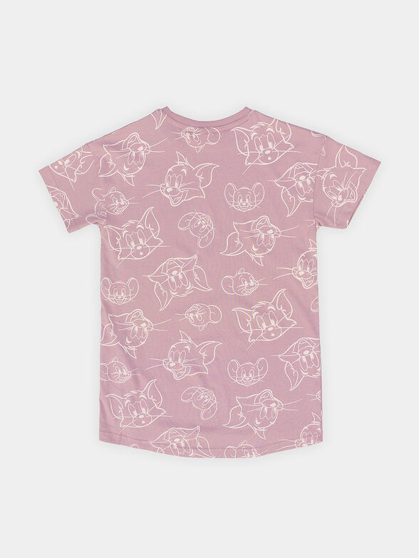 Tarija casual dress in pink color - 2