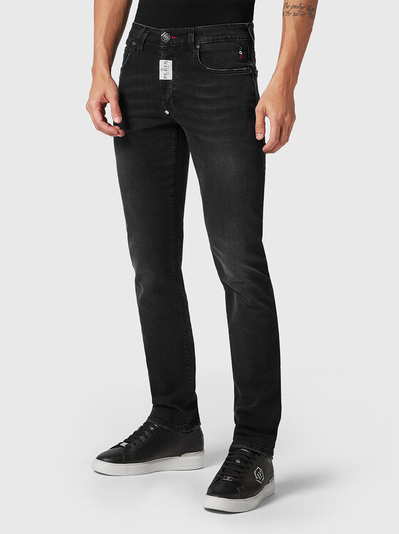 High waist slim jeans - 1