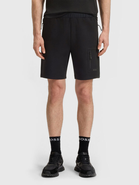 Cotton blend shorts - 1