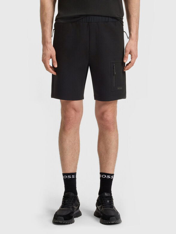 Cotton blend shorts - 1